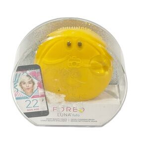 Foreo Luna‎ fofo Facial Cleansing Brush Yellow Silicone NEW Skincare Face
